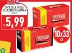 Supermercati Agorà Coca Cola / Coca Cola Zero in lattina offerta