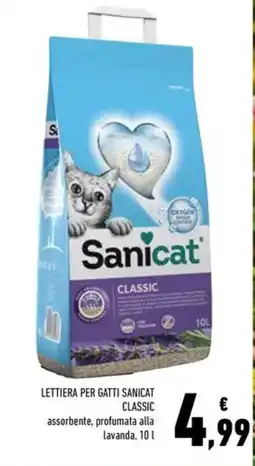 Conad Lettiera per gatti Sanicat Classic offerta