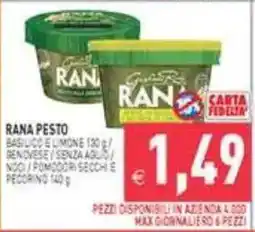 Supermercati Agorà Rana pesto offerta
