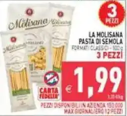 Supermercati Agorà La Molisana pasta di semola offerta