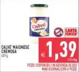 Supermercati Agorà Calvé maionese cremosa offerta