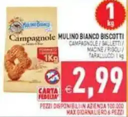 Supermercati Agorà Mulino Bianco biscotti offerta