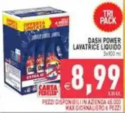 Supermercati Agorà Dash Power lavatrice liquido offerta