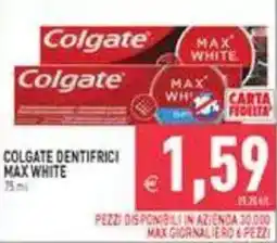 Supermercati Agorà Colgate dentifrici max white offerta