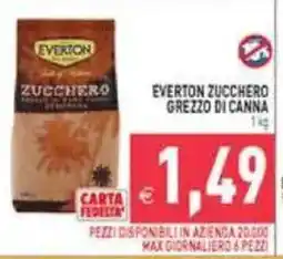 Supermercati Agorà Everton zucchero grezzo di canna offerta