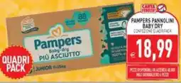 Supermercati Agorà Pampers Baby-dry Più Asciutto Junior offerta