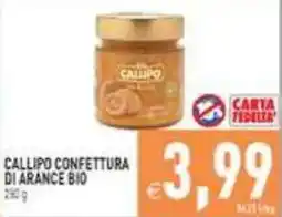 Supermercati Agorà Callipo confettura di arance bio offerta