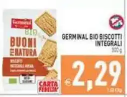 Supermercati Agorà Germinal bio biscotti integrali offerta