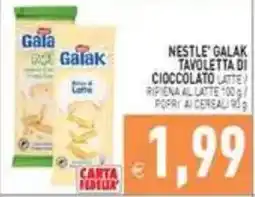 Supermercati Agorà Nestlé Galak Tavoletta di cioccolato latte offerta