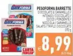 Supermercati Agorà Pesoforma barrette offerta