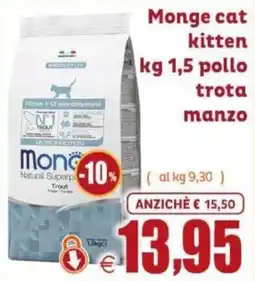 Elite Pet Monge cat kitten offerta