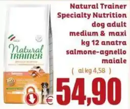 Elite Pet Natural Trainer dog adult medium & maxi offerta