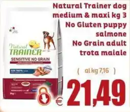 Elite Pet Natural Trainer dog sensitive no grain offerta