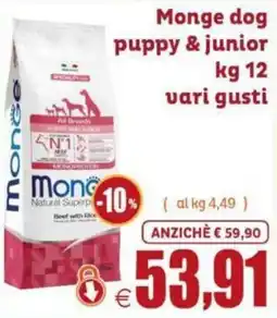 Elite Pet Monge dog puppy & junior offerta