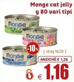 Elite Pet Monge cat jelly offerta
