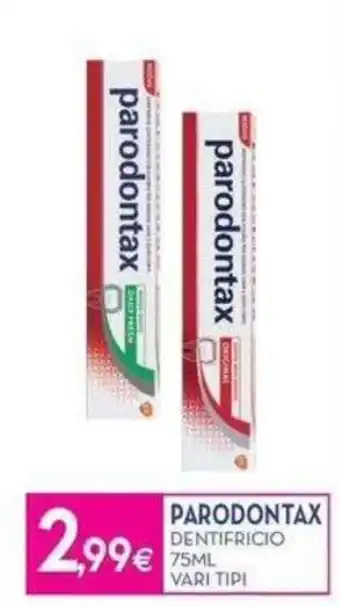 Parodontax dentifricio