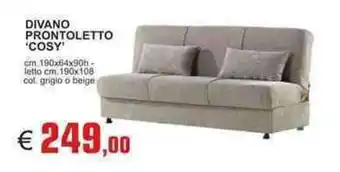 Brickea Divano Prontoletto 'Cosy' offerta