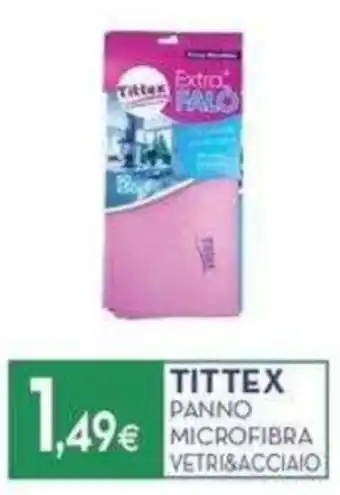 Tittex panno microfibra vetri&acciaio