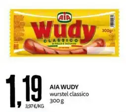 PRO7 Supermercati AIA WUDY wurstel classico offerta