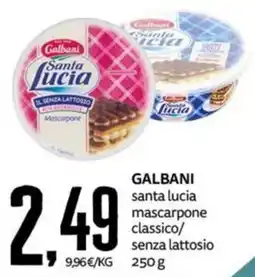 PRO7 Supermercati Galbani santa lucia mascarpone classico offerta