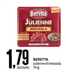 PRO7 Supermercati Beretta julienne di bresaola offerta