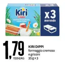 PRO7 Supermercati Kiri Dippi formaggio cremoso e grissini offerta