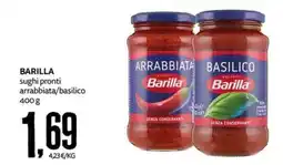 PRO7 Supermercati Barilla sughi pronti arrabbiata/basilico offerta