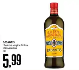 PRO7 Supermercati Olio extra vergine di oliva Desantis offerta