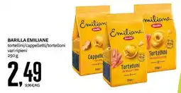 PRO7 Supermercati Barilla Emiliane tortellini/cappelletti/tortelloni vari ripieni offerta