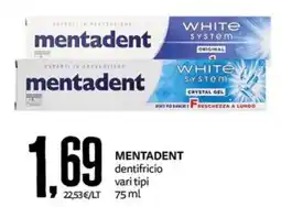 PRO7 Supermercati Mentadent dentifricio offerta