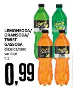 PRO7 Supermercati Lemonsoda/Oransoda/Twist gassosa classica/zero offerta