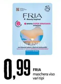 PRO7 Supermercati FRIA maschera viso offerta