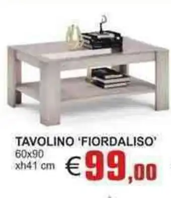 Tavolino 'Fiordaliso' 60x90 xh41 cm