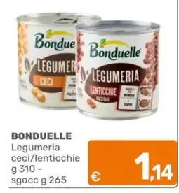 C+C Cash and Carry Bonduelle Legumeria ceci/lenticchie offerta