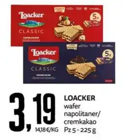 PRO7 Supermercati Loacker wafer napolitaner/cremkakao offerta