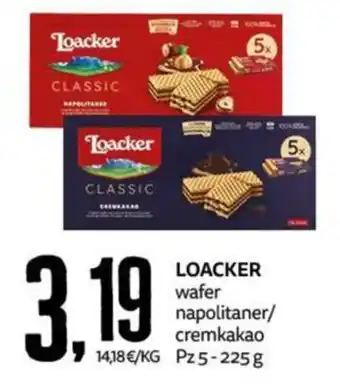 Loacker wafer napolitaner/cremkakao