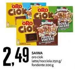PRO7 Supermercati Saiwa oro ciok offerta