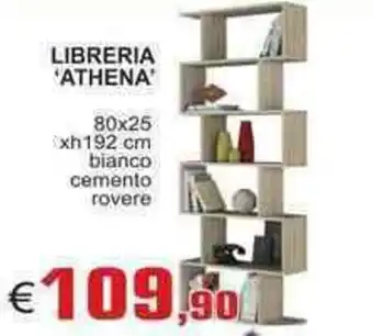 Brickea Libreria 'Athena' 80x25 xh 192 cm offerta