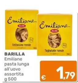 C+C Cash and Carry Barilla Emiliane pasta lunga all'uovo assortita offerta