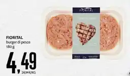 PRO7 Supermercati Fiorital burger di pesce offerta