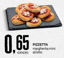 PRO7 Supermercati Pizzetta margherita mini all'etto offerta
