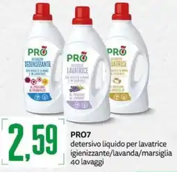 PRO7 Supermercati PRO7 detergente liquido per lavatrice igienizzante/lavanda/marsiglia offerta