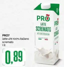 PRO7 Supermercati PRO7 latte scremato offerta