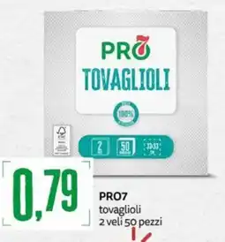 PRO7 Supermercati PRO7 tovaglioli offerta