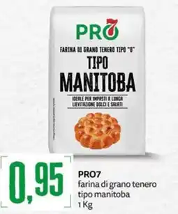 PRO7 Supermercati PRO7 farina di grano tenero tipo manitoba offerta