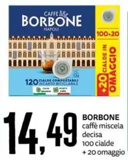 PRO7 Supermercati Borbone caffè miscela decisa offerta