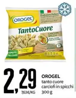 PRO7 Supermercati Orogel tanto cuore carciofi in spicchi offerta