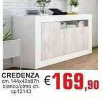 Credenza cm. 144x42x87h