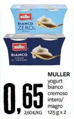 PRO7 Supermercati Muller yogurt bianco cremoso offerta