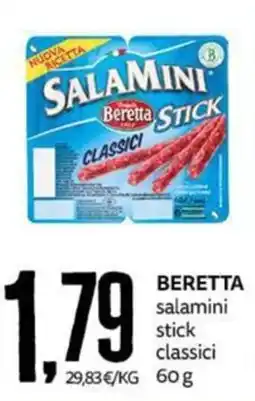 PRO7 Supermercati Beretta salamini stick classici offerta